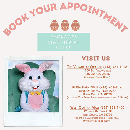 Easter Bunny 2022 - All Locations